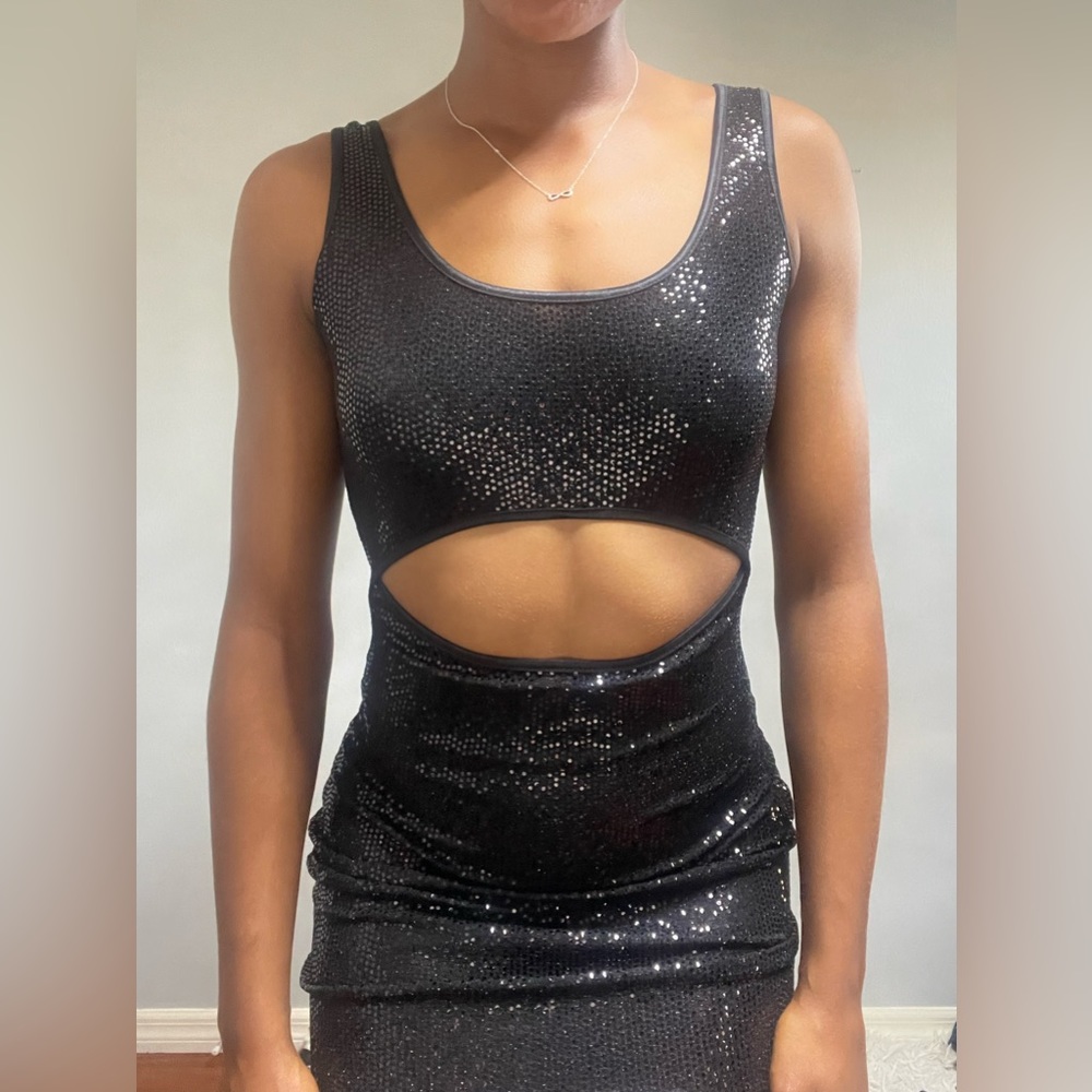 Black sparkly dress